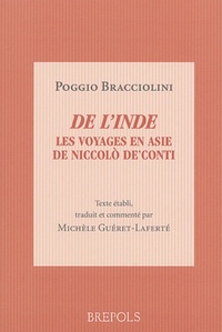 Picture of DE L'INDE. VOYAGES EN ASIE DE NICCOLO DE CONTI