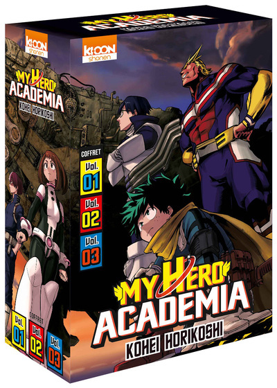 Image de Coffret My Hero Academia vol. 1 à 3