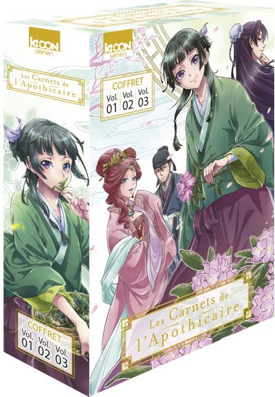 Picture of Coffret Les Carnets de l'Apothicaire vol. 1 à 3
