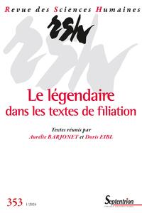 Picture of Le légendaire dans les textes de filiation
