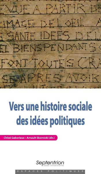 Image de Vers une histoire sociale des idées politiques