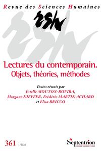 Picture of Lectures du contemporain. Objets, théories, méthodes