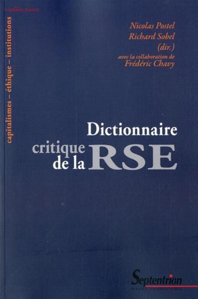 Image de DICTIONNAIRE CRITIQUE DE LA RSE