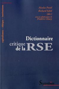 Image de DICTIONNAIRE CRITIQUE DE LA RSE