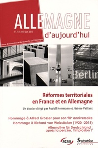 Image de Allemagne d''aujourd''hui, n°212/avril - juin 2015