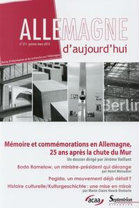 Image de Allemagne d''aujourd''hui, n°211/janvier - mars 2015