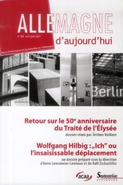 Picture of Allemagne d''Aujourd''hui, n° 204/avril-juin 2013