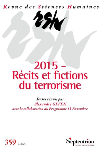 Image de 2015 - Récits et fictions du terrorisme