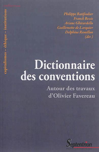 Picture of DICTIONNAIRE DES CONVENTIONS
