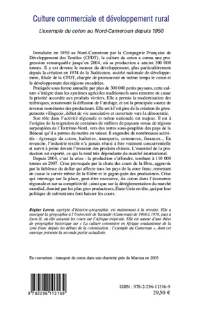 Image de Culture commerciale et développement rural