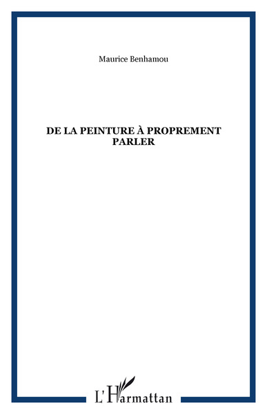 Picture of De la peinture à proprement parler