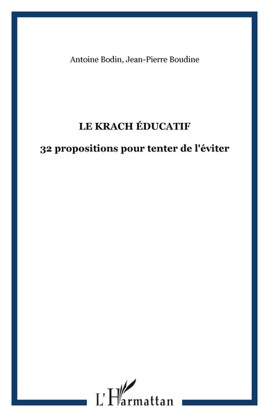 Image de Le krach éducatif