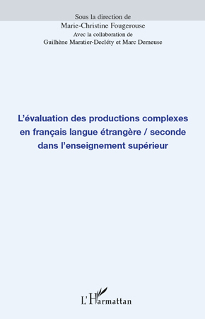 Image de L'évaluation des productions complexes en français langue étrangère/seconde dans l'enseignement supérieur