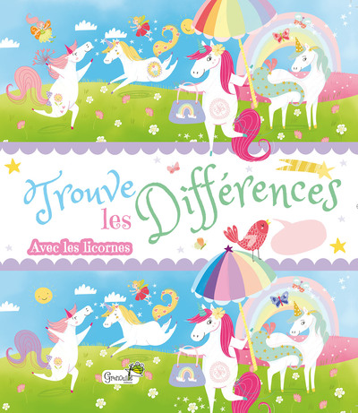 Image de Trouve les différences avec les licornes