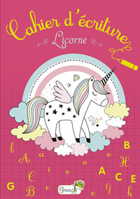 Picture of Cahier d'écriture licorne