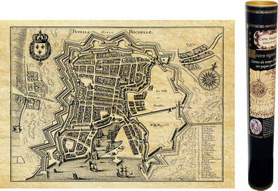 Image de LA ROCHELLE EN 1620 58 CM X 40 CM