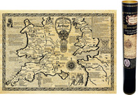 Image de CARTE DES LEGENDES DU ROI ARTHUR 58 CM X 40 CM
