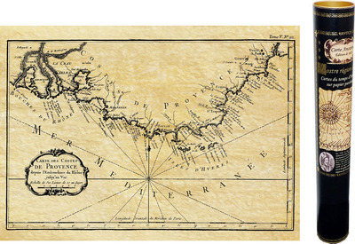 Image de PROVENCE CARTE MARINE EN 1764 58 CM X 40 CM