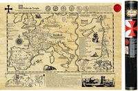 Image de CARTE DES TEMPLIERS 59 CM X 40 CM