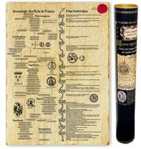 Image de GENEALOGIE DES ROIS DE FRANCE ET FRISE HISTORIQUE - SCEAU HENRI IV