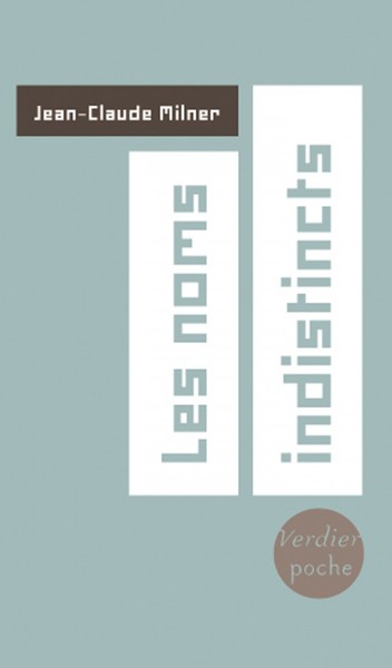 Image de Les noms indistincts