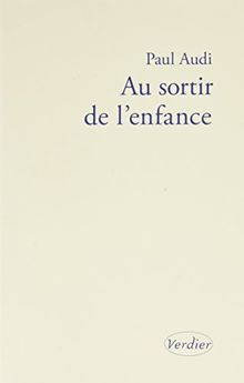 Image de Au sortir de l'enfance