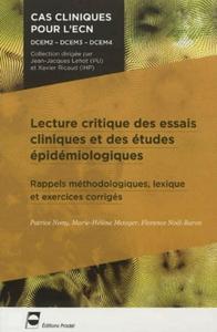 Picture of Lecture critique des essais cliniques et des études épidémiologiques