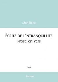 Image de écrits de l’intranquillité. prose en vers.