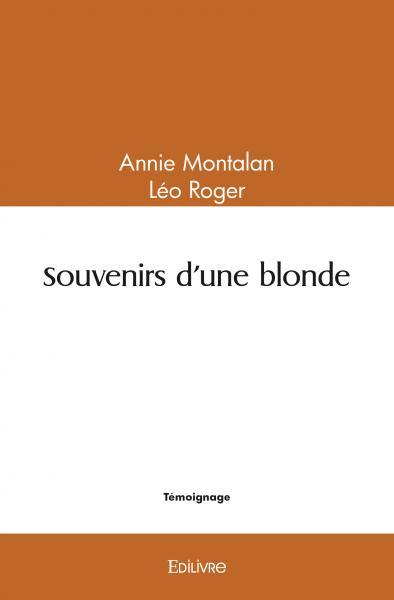 Picture of Souvenirs d'une blonde