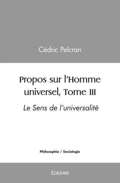 Image de Propos sur l'homme universel,