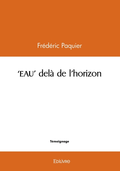 Picture of "EAU" delà de l'horizon