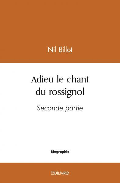 Image de Adieu le chant du rossignol