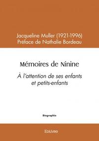 Picture of Mémoires de ninine