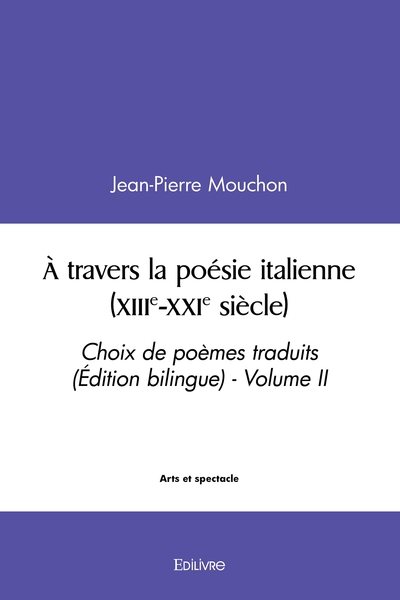 Picture of À travers la poésie Italienne (XIIIe-XXIe siècle) - Tome 2