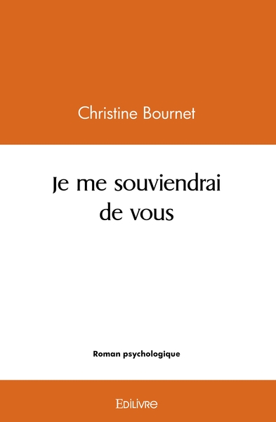 Picture of Je me souviendrai de vous