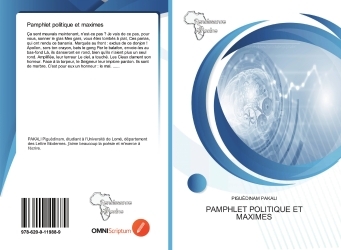Image de Pamphlet politique et maximes