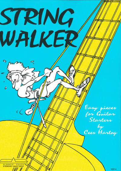 Picture of CEES HARTOG : STRING WALKER  EASY PIECES FOR GUITAR STARTERS