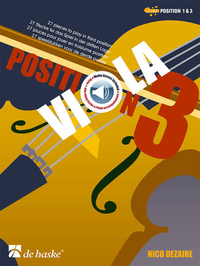 Picture of NICO DEZAIRE : VIOLA POSITION 3 - 27 PIECES TO PLAY IN THIRD POSITION - ALTO  + MEDIA ONLINE