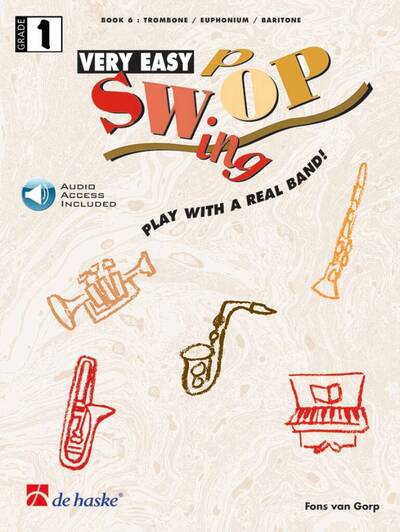 Image de FONS VAN GORP : VERY EASY SWOP - PLAY WITH A REAL BAND! - TROMBONE / EUPHONIUM BC/TC + AUDIO ONLINE