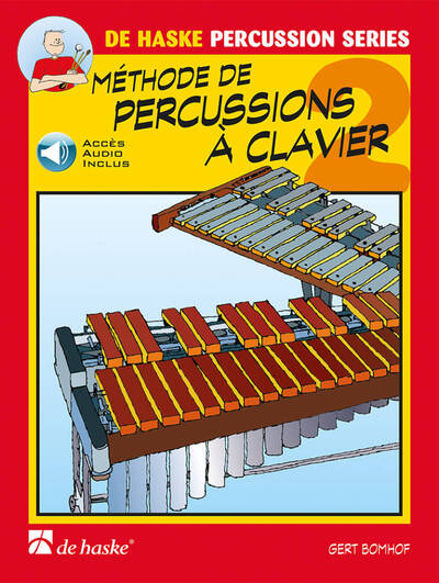 Image de GERT BOMHOF : METHODE DE PERCUSSIONS A CLAVIER 2 - RECUEIL + AUDIO ONLINE