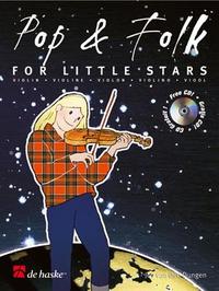 Image de JOS VAN DEN DUNGEN : POP & FOLK FOR LITTLE STARS -  VIOLON - RECUEIL + CD