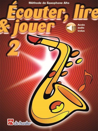 Picture of JEAN CASTELAIN : ECOUTER, LIRE & JOUER 2 - SAXOPHONE ALTO - RECUEIL + ENREGISTREMENT(S) EN LIGNE