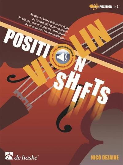 Picture of VIOLIN POSITION SHIFTS - 36 PIECES WITH POSITION CHANGES -  RECUEIL + ENREGISTREMENT(S) EN LIGNE -