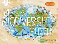 Picture of The Big Biodiversity Puzzle: A Shaped Jigsaw Puzzle by Yuval Zommer /anglais
