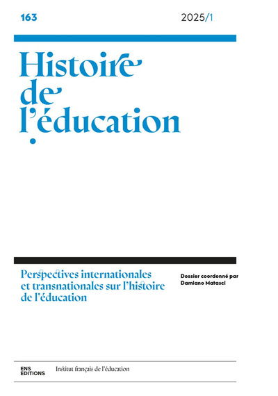 Picture of HISTOIRE DE L'EDUCATION, NO 163/2025
