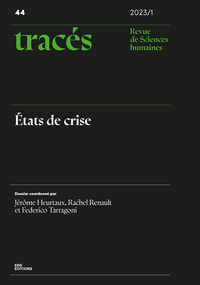 Image de TRACES, NO 44/2023-1. ETATS DE CRISE