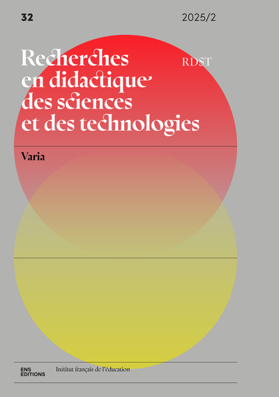 Image de Recherches en didactique des sciences et des technologies, n°32/2025