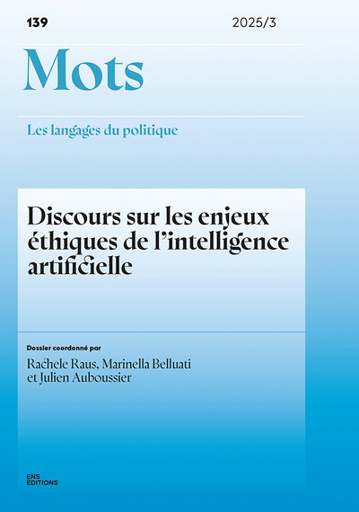 Picture of Mots. Les langages du politique, n°139/2025