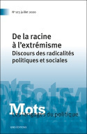 Picture of Mots. Les langages du politique, n° 123/2020