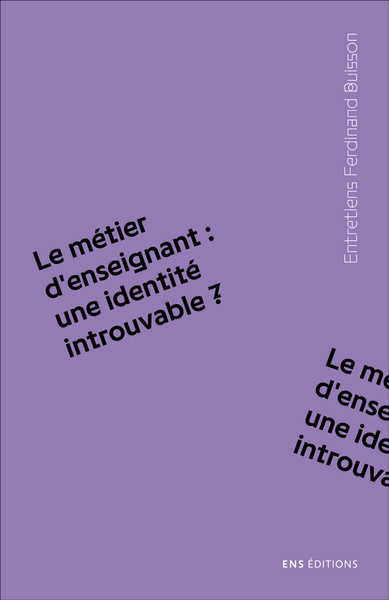Image de Le métier d'enseignant, une identité introuvable?